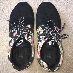 Customized Floral Nike Roshes
